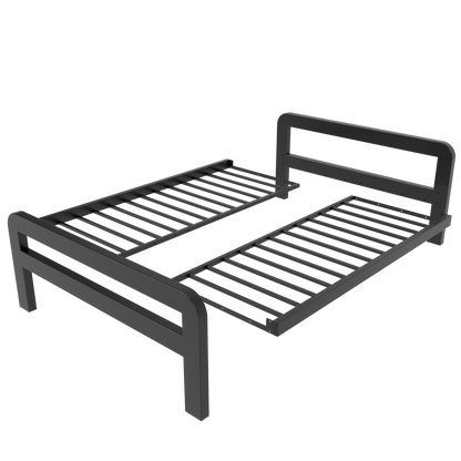 Metallbett Ryka Round offen – Profil 120 x 60 mm