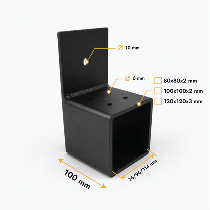 Wandtasche 90°