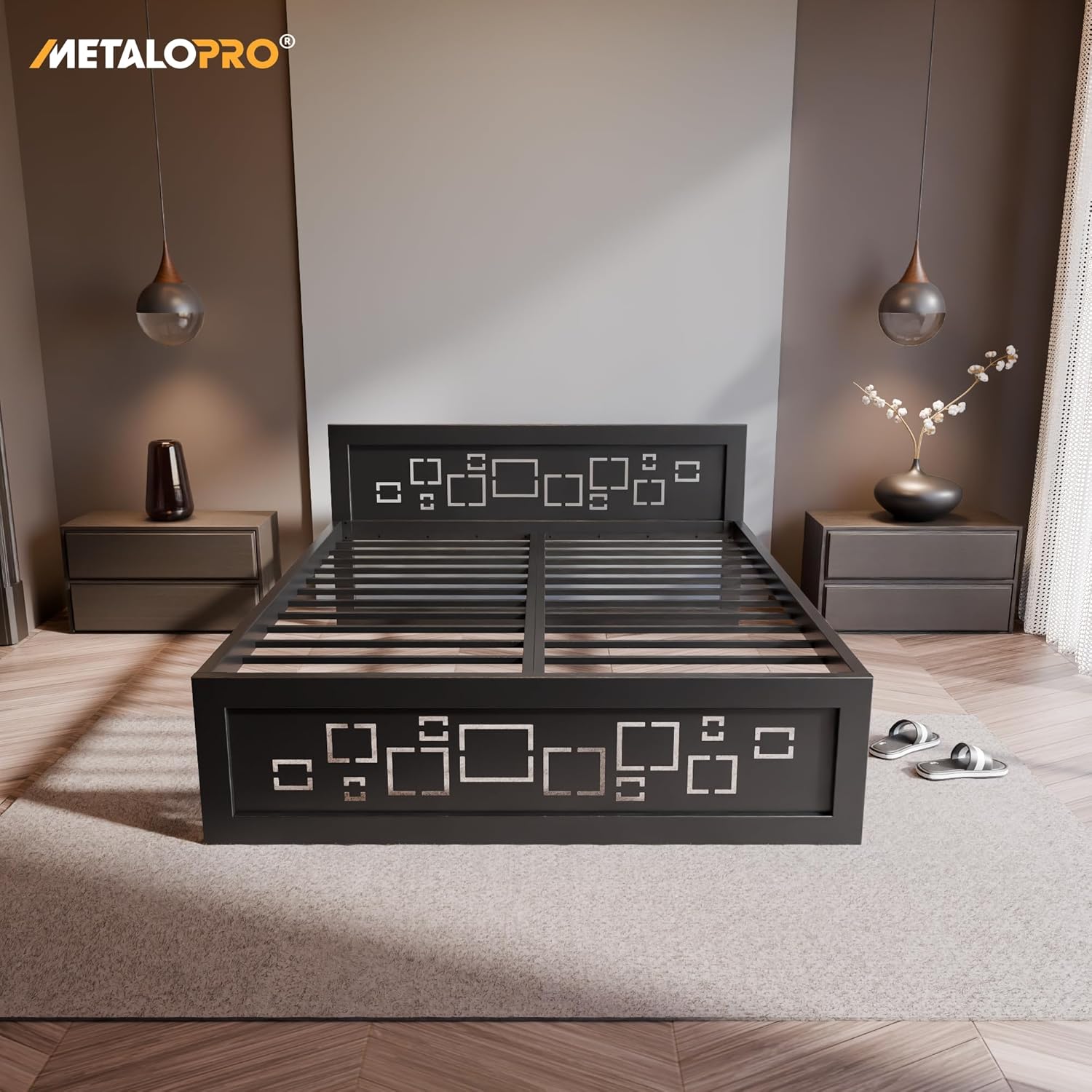 Metallbett Ryka Perfor M12 – stabiles Bettgestell Metall