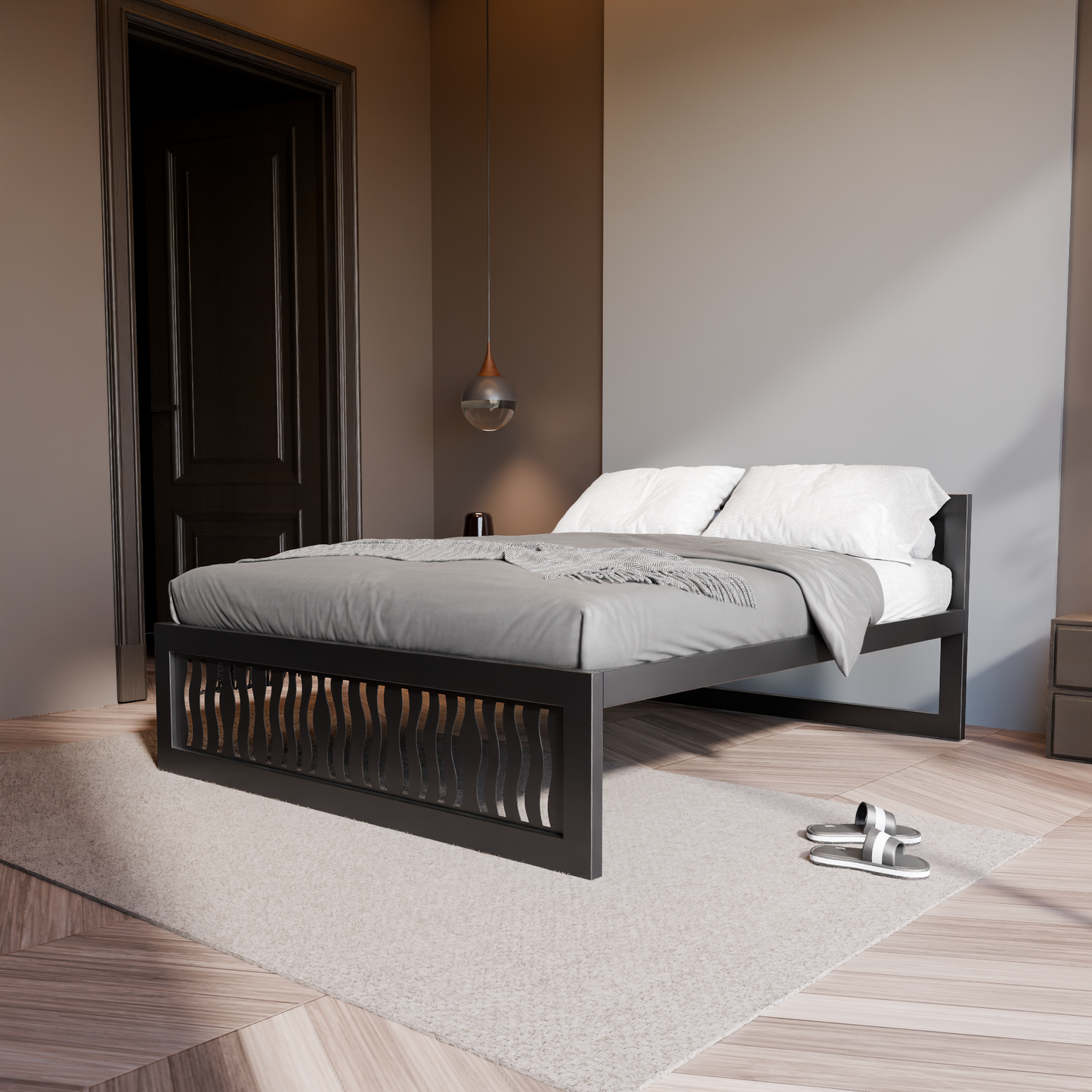 Metallbett Ryka Perfor M10 – stabiles Bettgestell Metall