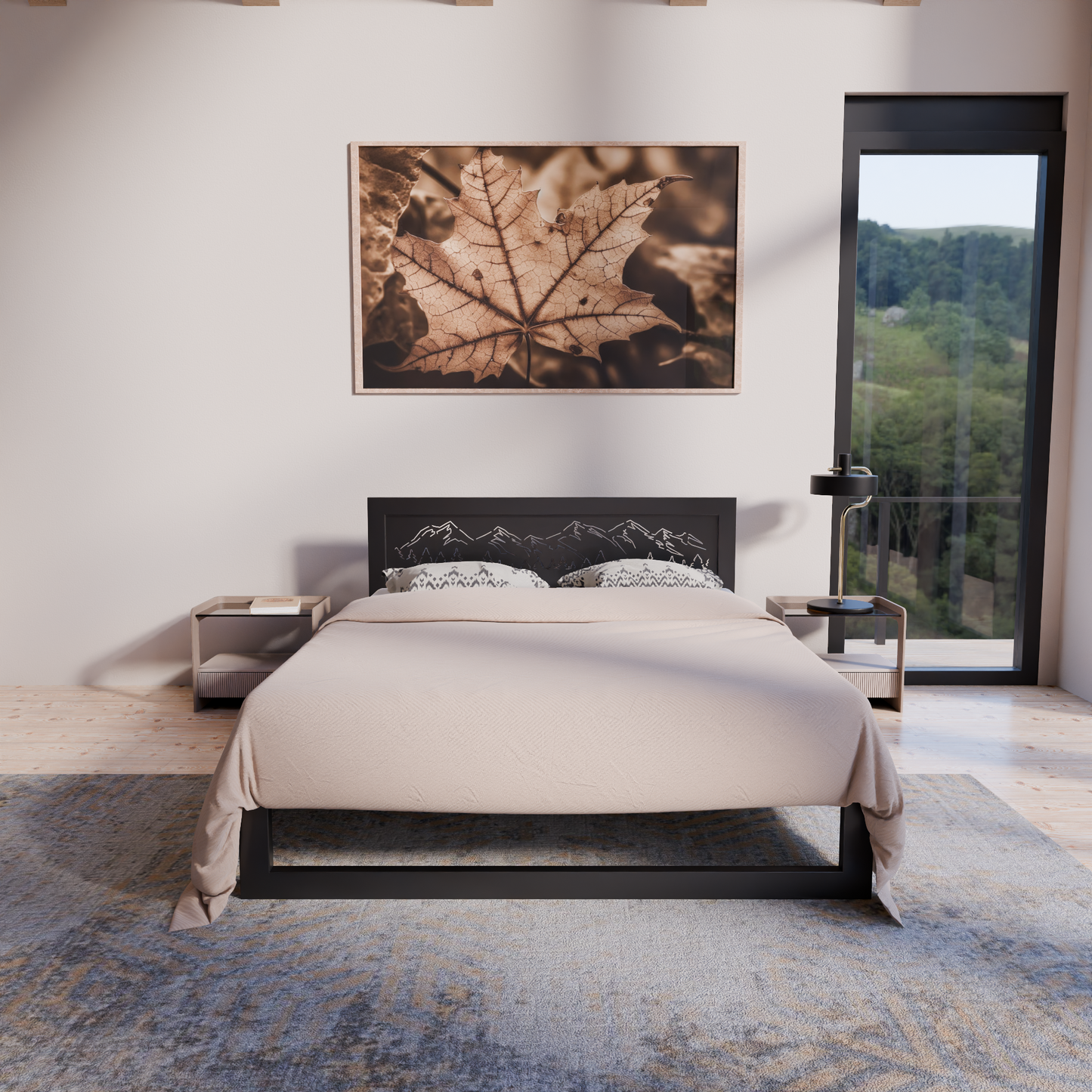Metallbett Ryka Standard M3 – stabiles Bettgestell Metall