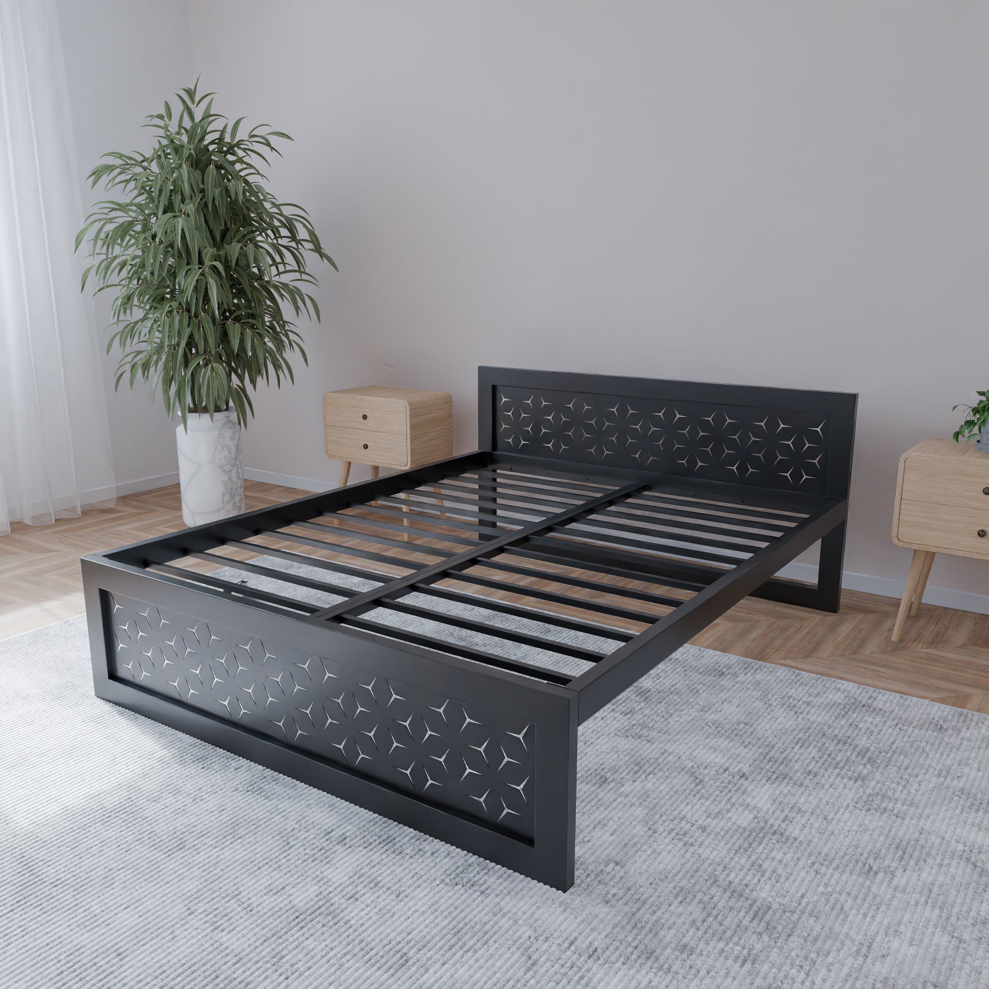 Metallbett Ryka Perfor M4 – stabiles Bettgestell Metall