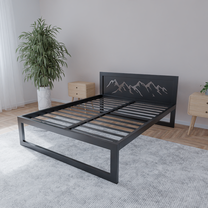 Metallbett Ryka Standard M1 – stabiles Bettgestell Metall