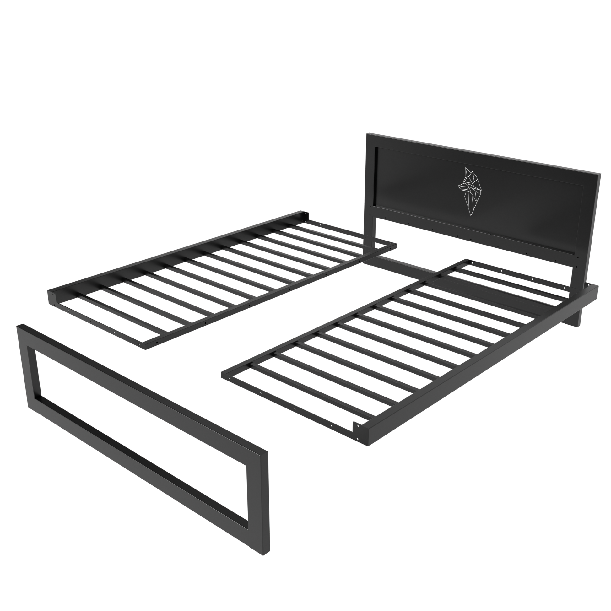Metallbett Ryka Standard M6 – stabiles Bettgestell Metall