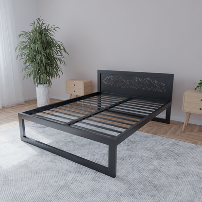 Metallbett Ryka Standard M3 – stabiles Bettgestell Metall