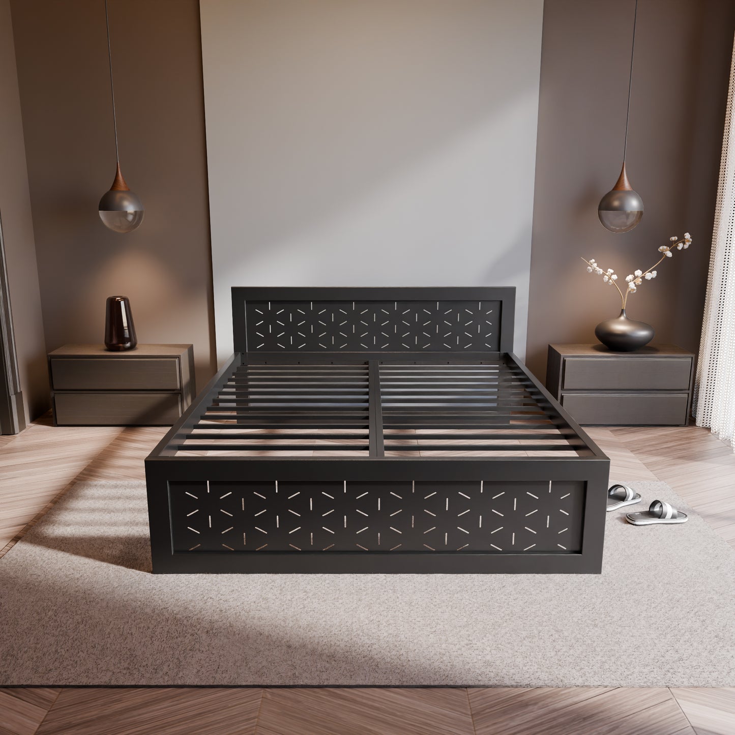 Metallbett Ryka Perfor M3 – stabiles Bettgestell Metall