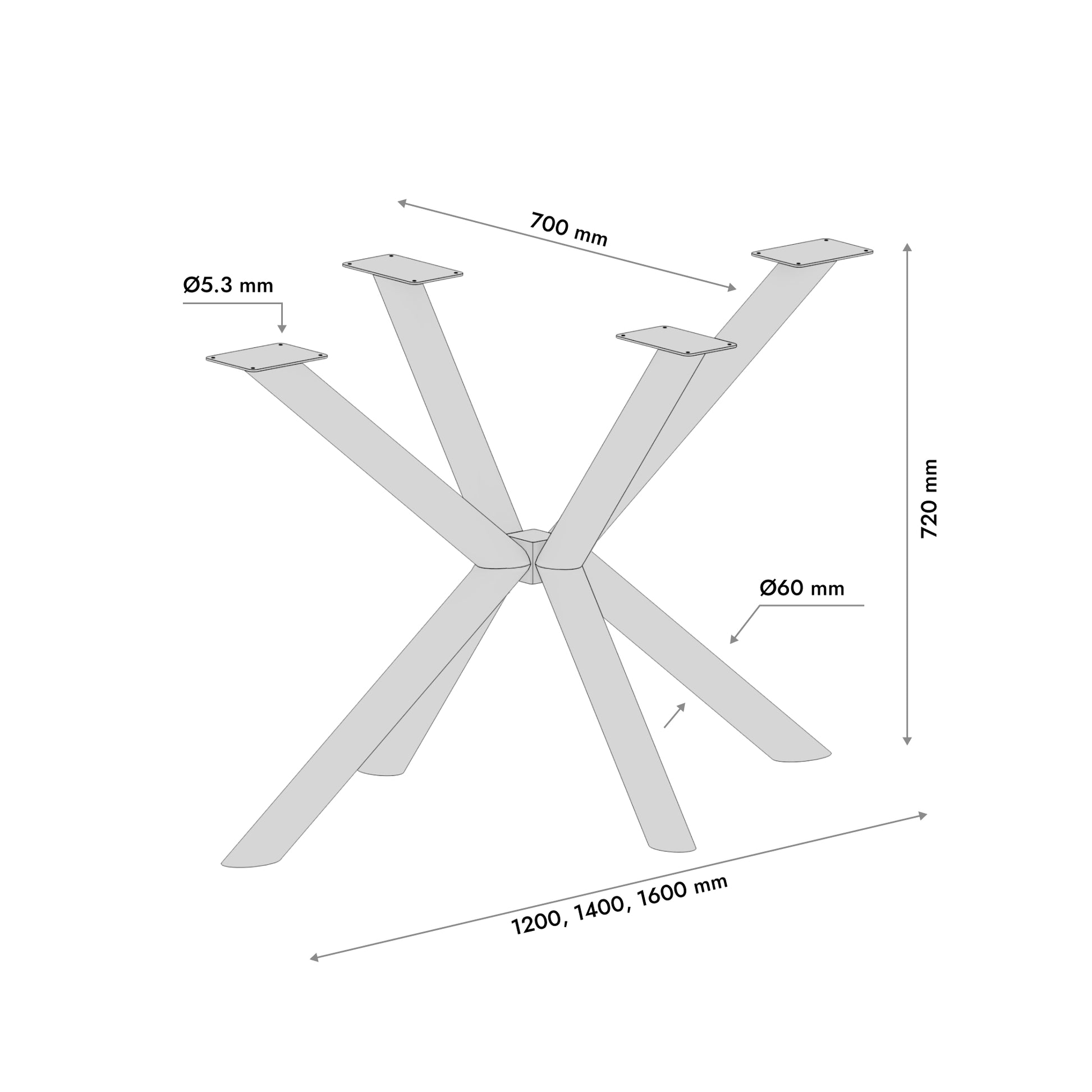 Tischbein Acamar Pipe