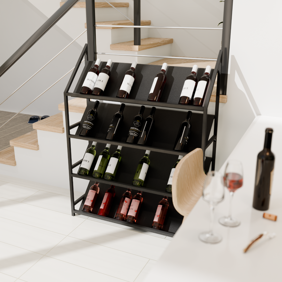 Weinregal Bordeaux