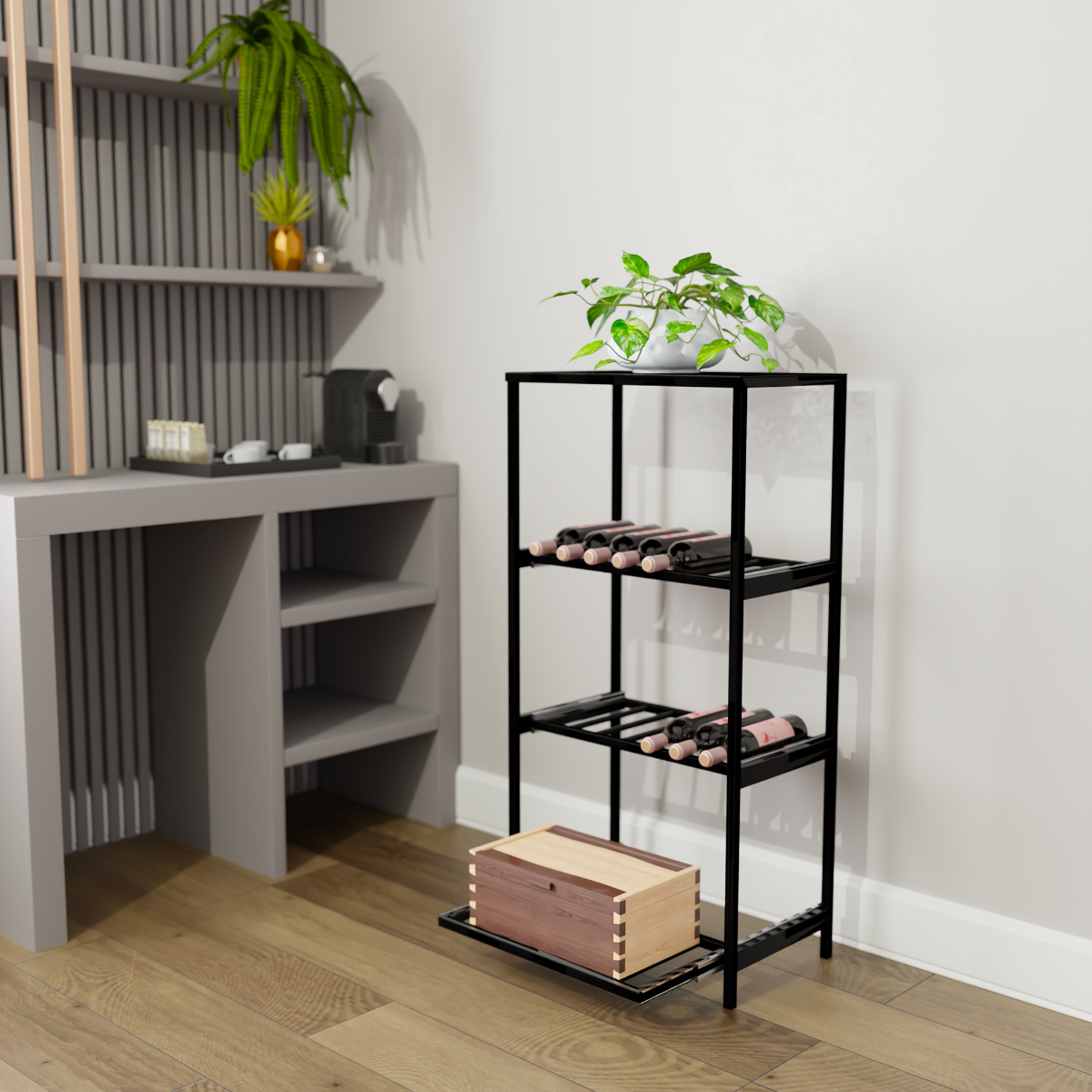 Weinregal Calabria