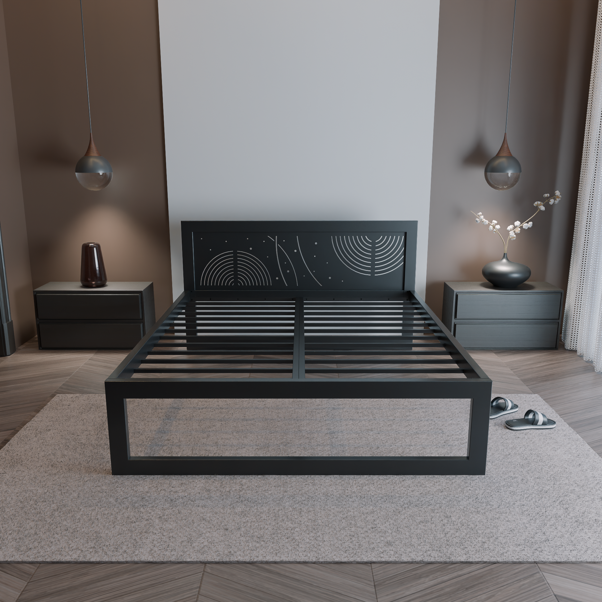 Metallbett Ryka Standard M18 – stabiles Bettgestell Metall