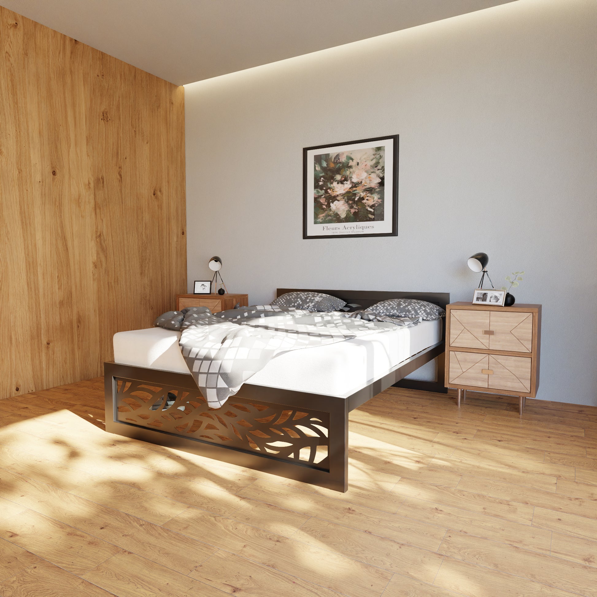Metallbett Ryka Perfor M2 – stabiles Bettgestell Metall