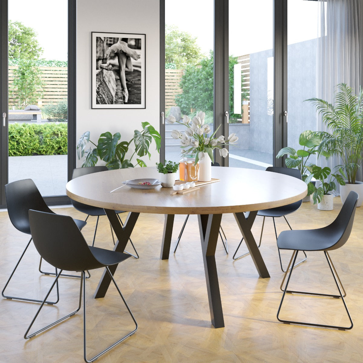 4x Tischbeine Lucida