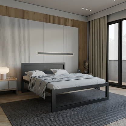Metallbett Ryka Standard M6 – stabiles Bettgestell Metall