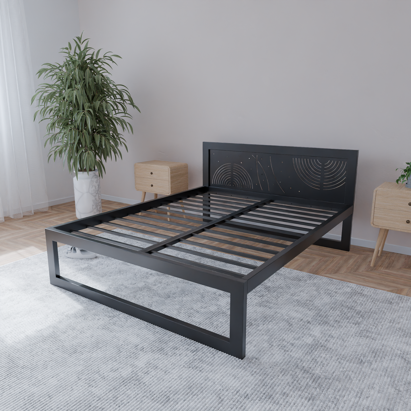 Metallbett Ryka Standard M17 – stabiles Bettgestell Metall